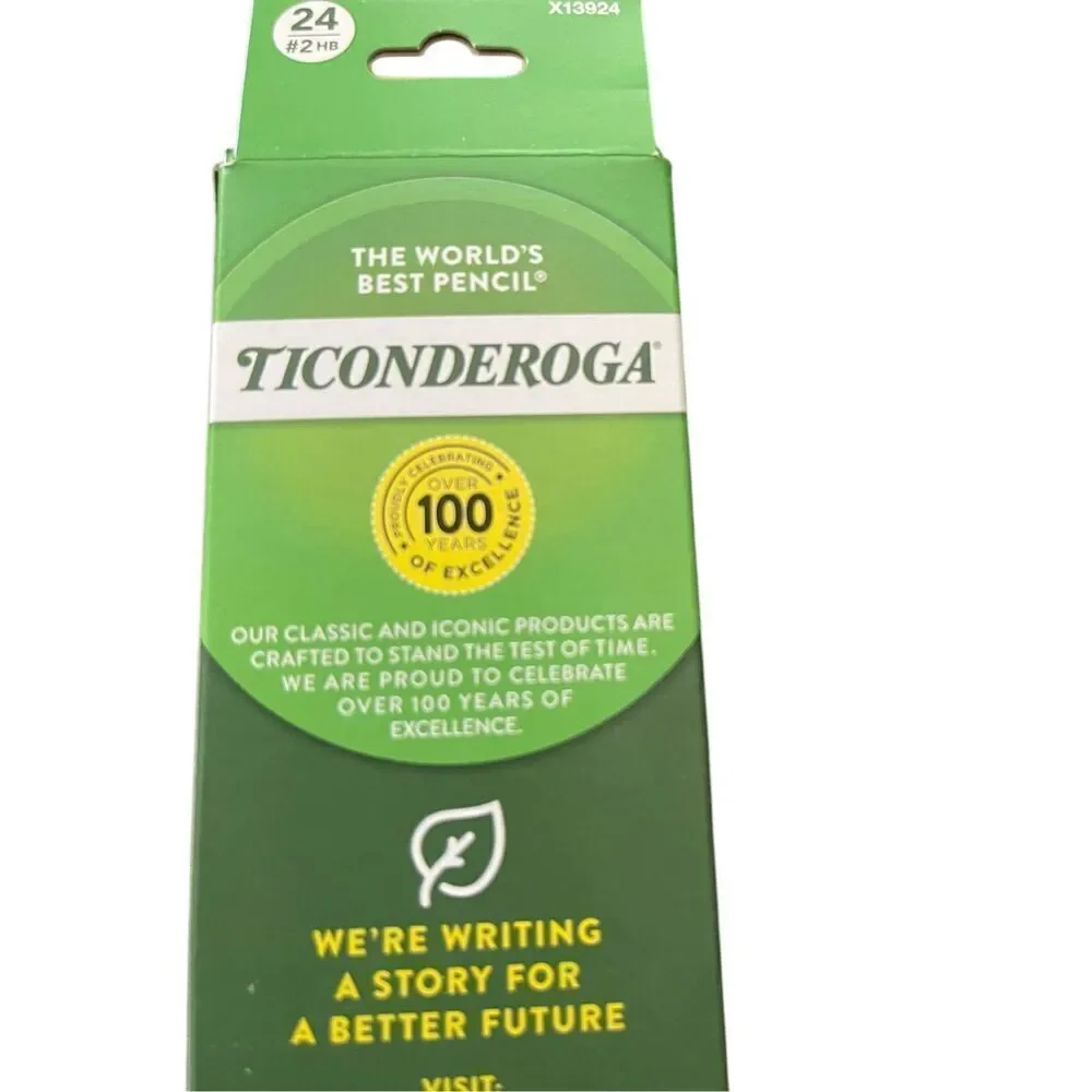 New Ticonderoga Kids Yellow Wood-Cased Pencils 24 Count